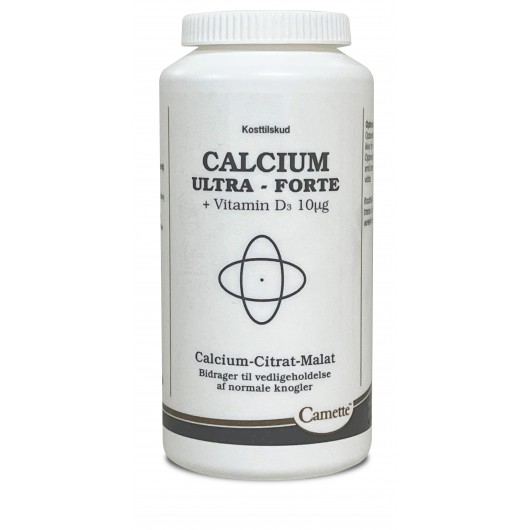 Calcium  Ultra Forte  + Vitamin D3 10 µg   200 tabletter