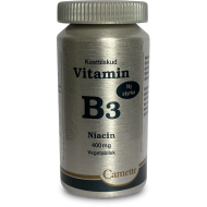 Vitamin B3 - Niacin 400mg,  90 tabletter   NY STYRKE