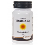 Vitamin D3   Cholecalciferol, 30 mcg, 180 tabletter