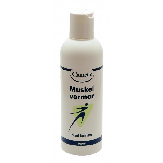 Muskelvarmer med kamfer 200 ml.