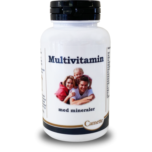 Multivitamin med mineraler  120 tabletter