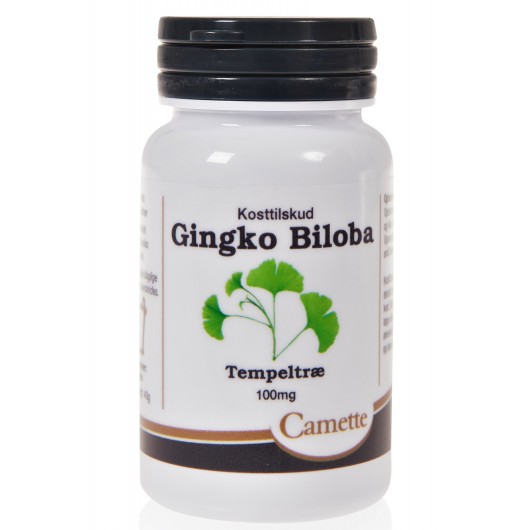 Ginkgo Biloba 100 mg. 90 tabletter