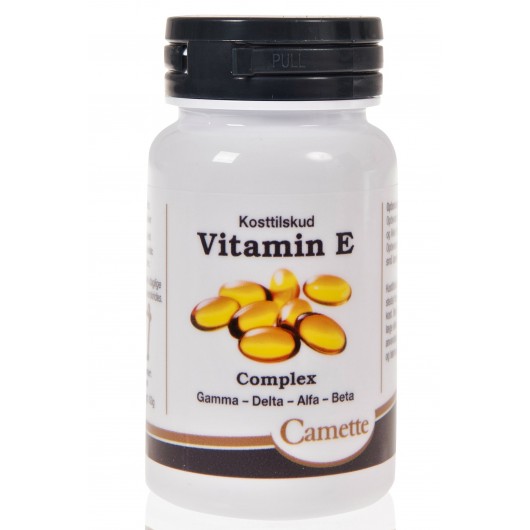 Gamma E  -  Vitamin E complex 90 kapsler