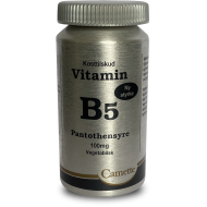 Vitamin B5 - Pantothensyre  100mg,  90 tabletter   NY STYRKE