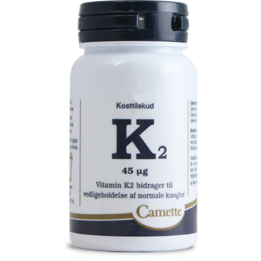 K2 Vitamin  45 mcg.  180 tabletter