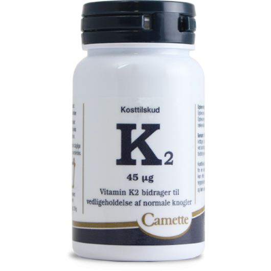 Vitamin K2  45 mcg.  180 tabletter