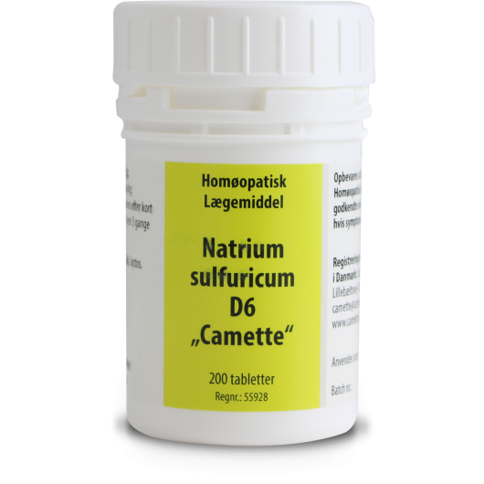 Natrium Sulfat  No. 10   D6  250 mg   200 tabl.