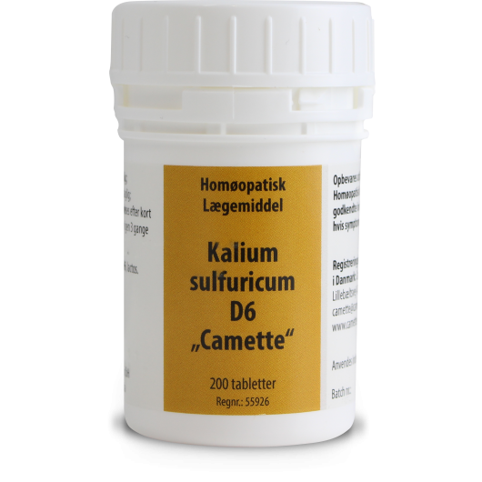 Kalium Sulfat  No. 6   D6  250 mg   200 tabl.